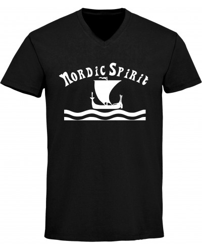 Herren V-Ausschnitt T-Shirt (Nordic Spirit)