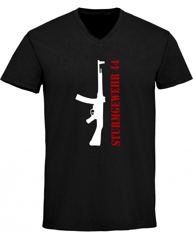 Herren V-Ausschnitt T-Shirt (Sturmgewehr 44)