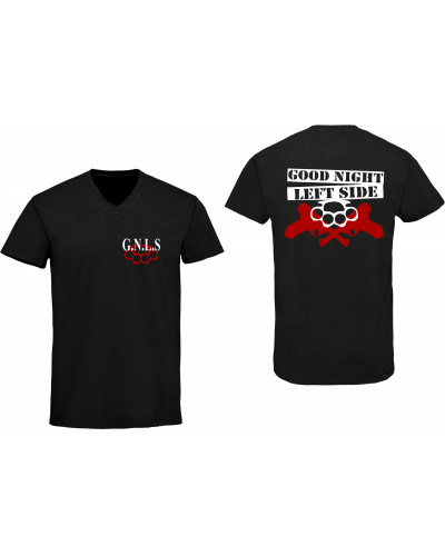 Herren V-Ausschnitt T-Shirt (GNLS, Schlagring)