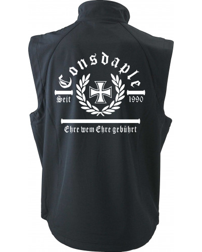 Bestickte Herren Weste (Consdaple, Ehre wem Ehre gebührt)