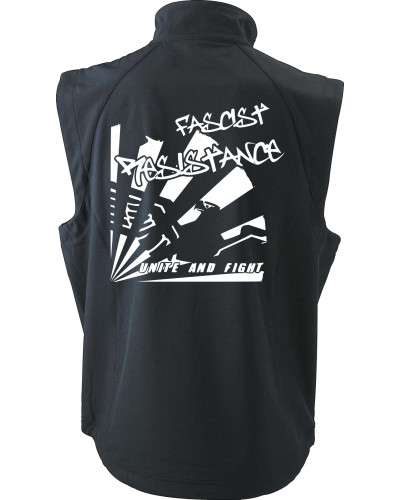 Bestickte Herren Weste (Fascist Resistance)