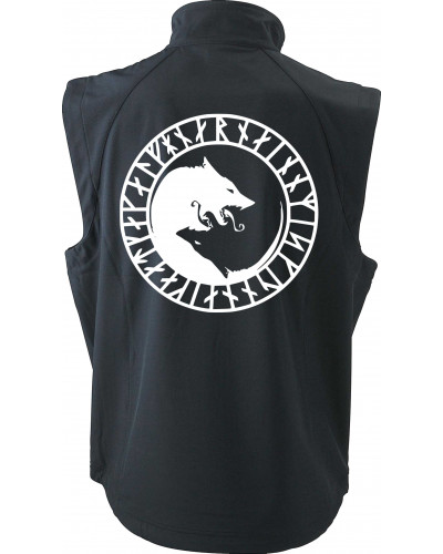 Bestickte Herren Weste (Fenrir)