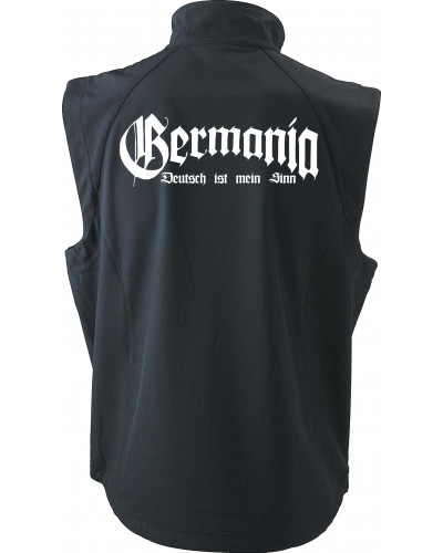 Bestickte Herren Weste (Germania, Deutsch ist mein Sinn)