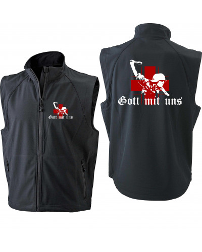 Bestickte Herren Weste (Gott mit uns, Soldat)