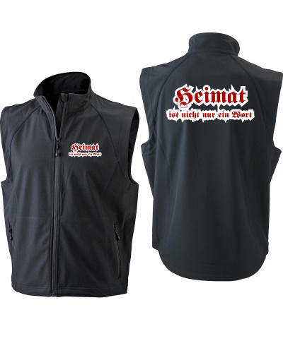 Bestickte Herren Weste (Heimat ist nicht nur ein Wort)
