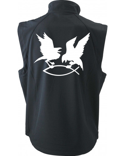 Bestickte Herren Weste (Hugin Munin)