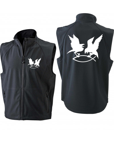 Bestickte Herren Weste (Hugin Munin)