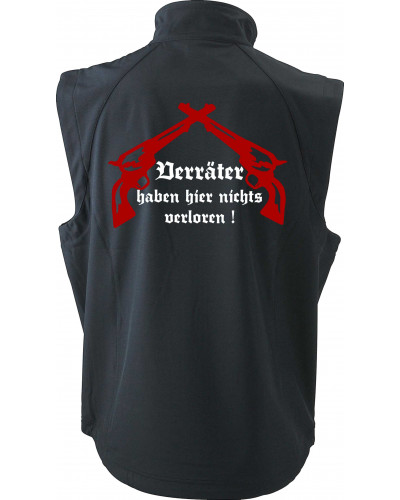 Bestickte Herren Weste (Kameradschaft mehr als nur ein Wort)