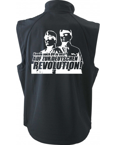 Bestickte Herren Weste (Komm zur Revolution)