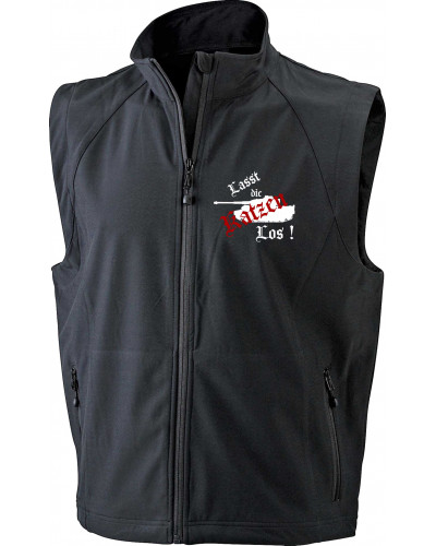 Bestickte Herren Weste (Lasst die Katzen los)