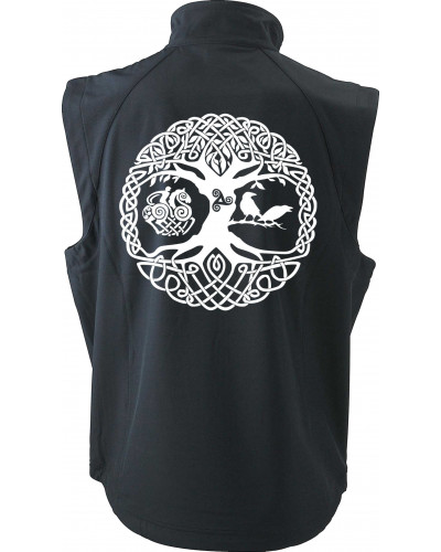 Bestickte Herren Weste (Lebensbaum)