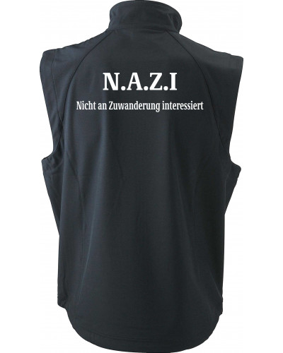 Bestickte Herren Weste (Nazi nicht an Zuwanderung interessiert)