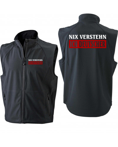 Bestickte Herren Weste (Nix verstehen, ich deutscher)