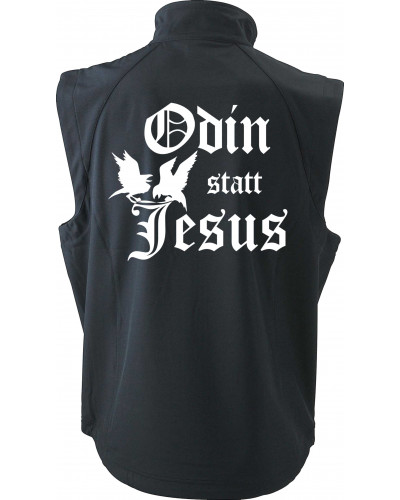 Bestickte Herren Weste (Odin statt Jesus)