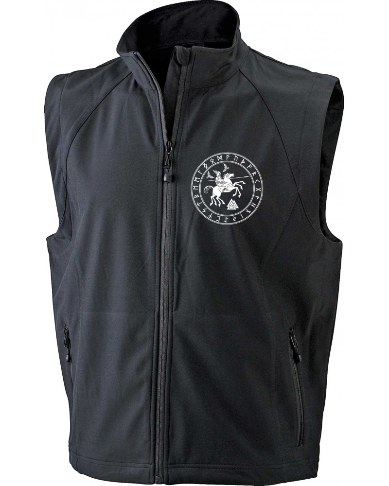 Bestickte Herren Weste (Odin und Sleipnir)