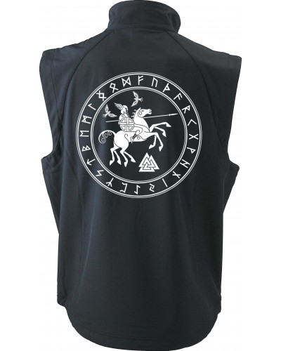 Bestickte Herren Weste (Odin und Sleipnir)