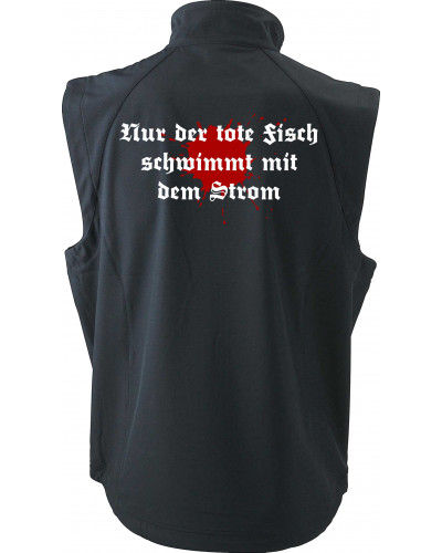 Bestickte Herren Weste (Petri Heil)