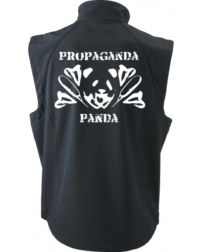 Bestickte Herren Weste (Propaganda Panda)