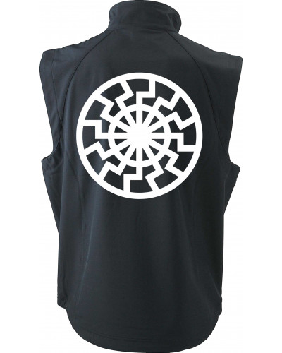 Bestickte Herren Weste (Schwarze Sonne)