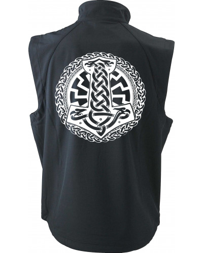 Bestickte Herren Weste (Schwarze Sonne, Thorhammer)