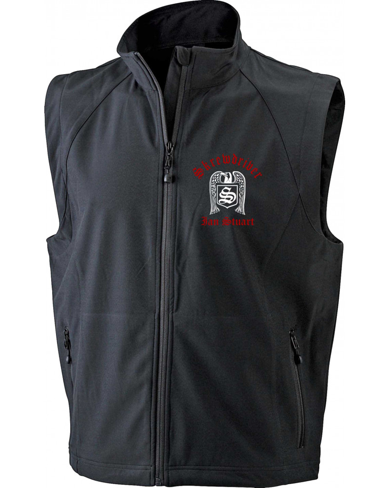 Bestickte Herren Weste (Skrewdriver, Ian Stuart)