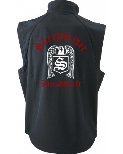 Bestickte Herren Weste (Skrewdriver, Ian Stuart)