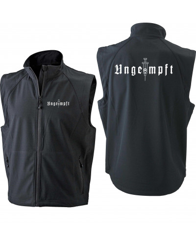 Bestickte Herren Weste (Ungeimpft, Einfarbig)