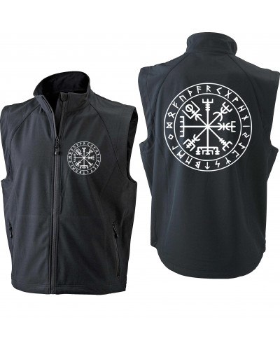 Bestickte Herren Weste (Vegvisir)