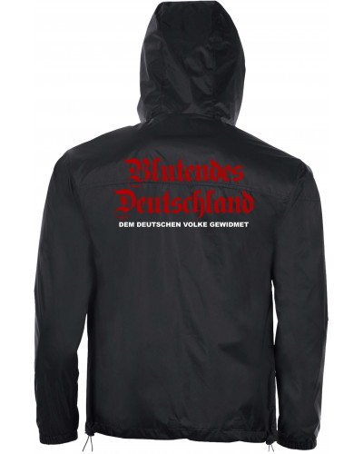Bestickter Herren Windbreaker (Blutendes Deutschland)