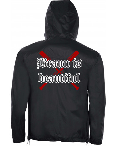 Bestickter Herren Windbreaker (Braun is beautiful)