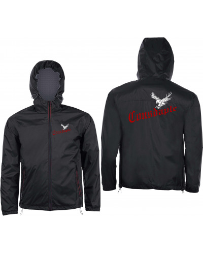 Bestickter Herren Windbreaker (Consdaple, Adler im Flug)