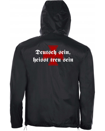 Bestickter Herren Windbreaker (Deutsch sein, heißt treu sein)