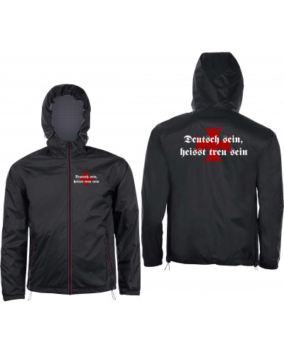 Bestickter Herren Windbreaker (Deutsch sein, heißt treu sein)