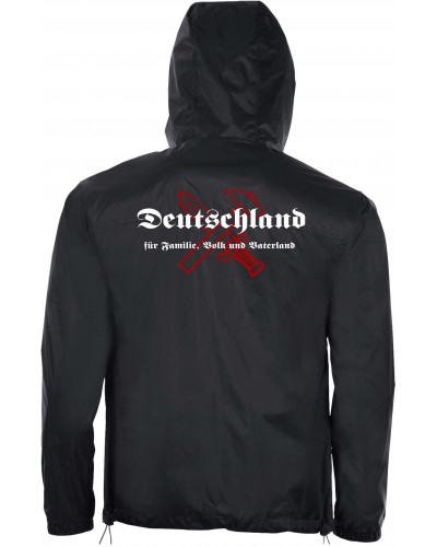 Bestickter Herren Windbreaker (Deutschland für Familie, Volk und Vaterland)