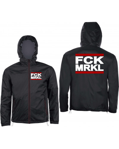 Bestickter Herren Windbreaker (FCK MRKL)