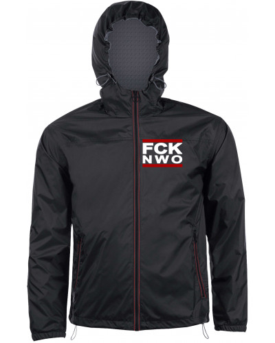 Bestickter Herren Windbreaker (FCK NWO)