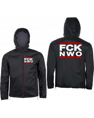 Bestickter Herren Windbreaker (FCK NWO)