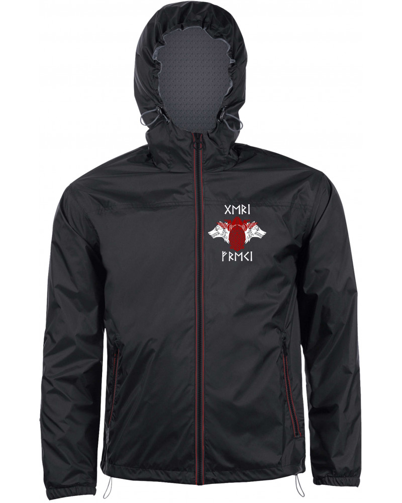Bestickter Herren Windbreaker (Geri und Freki)