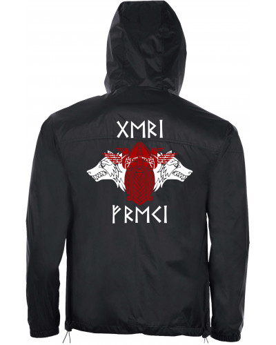 Bestickter Herren Windbreaker (Geri und Freki)