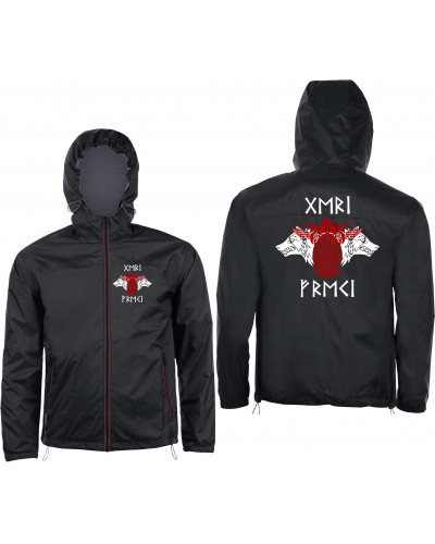 Bestickter Herren Windbreaker (Geri und Freki)