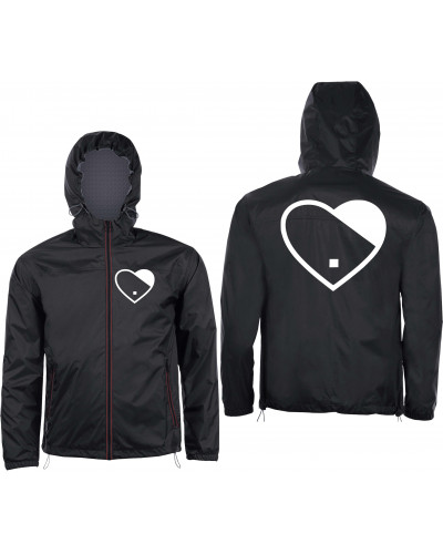 Bestickter Herren Windbreaker (Herz)