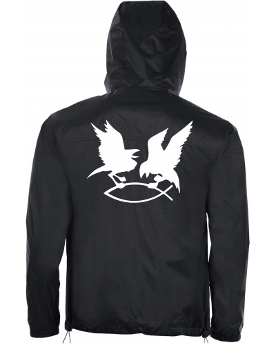 Bestickter Herren Windbreaker (Hugin Munin)
