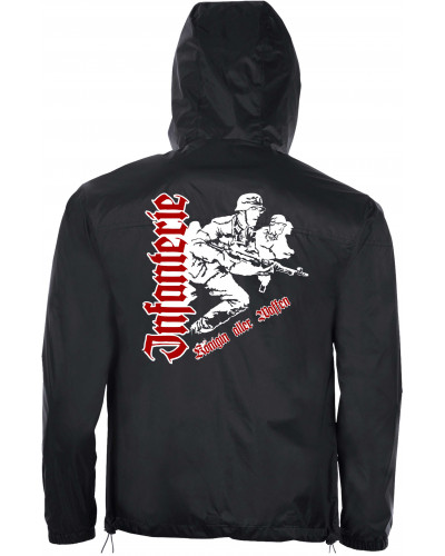 Bestickter Herren Windbreaker (Infanterie, Königin aller Waffen)