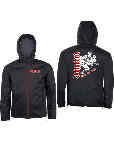 Bestickter Herren Windbreaker (Infanterie, Königin aller Waffen)