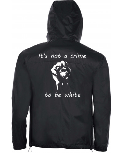 Bestickter Herren Windbreaker (Its not a crime to be white)