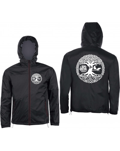 Bestickter Herren Windbreaker (Lebensbaum)