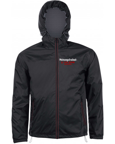 Bestickter Herren Windbreaker (Meinungsfreiheit)