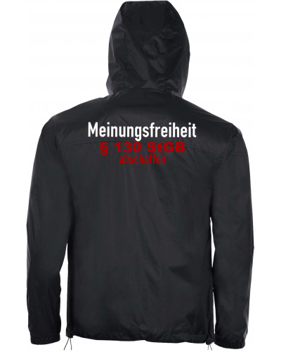Bestickter Herren Windbreaker (Meinungsfreiheit)