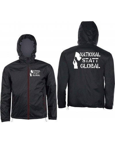 Bestickter Herren Windbreaker (National statt global)