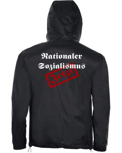 Bestickter Herren Windbreaker (Nationaler Sozialismus jetzt)